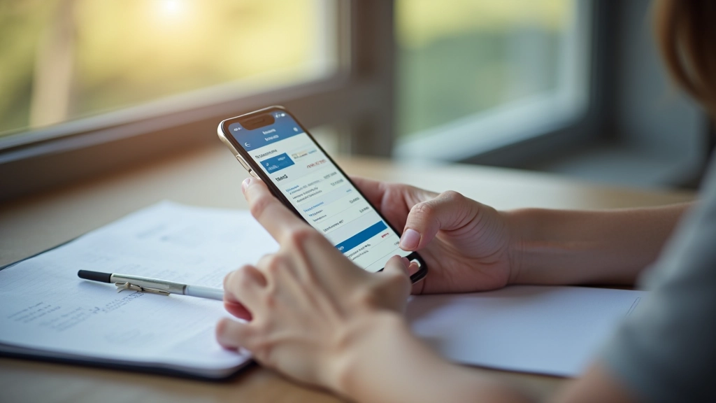 Smartphone displaying security notification with lock icon and verification message on banking app